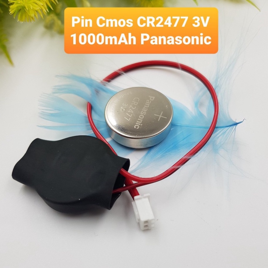 Pin 3V Pin PLC 3V 1000mAh CR2477 Jack 2.54MM⭐Pin 3V Nồi Cơm Điện