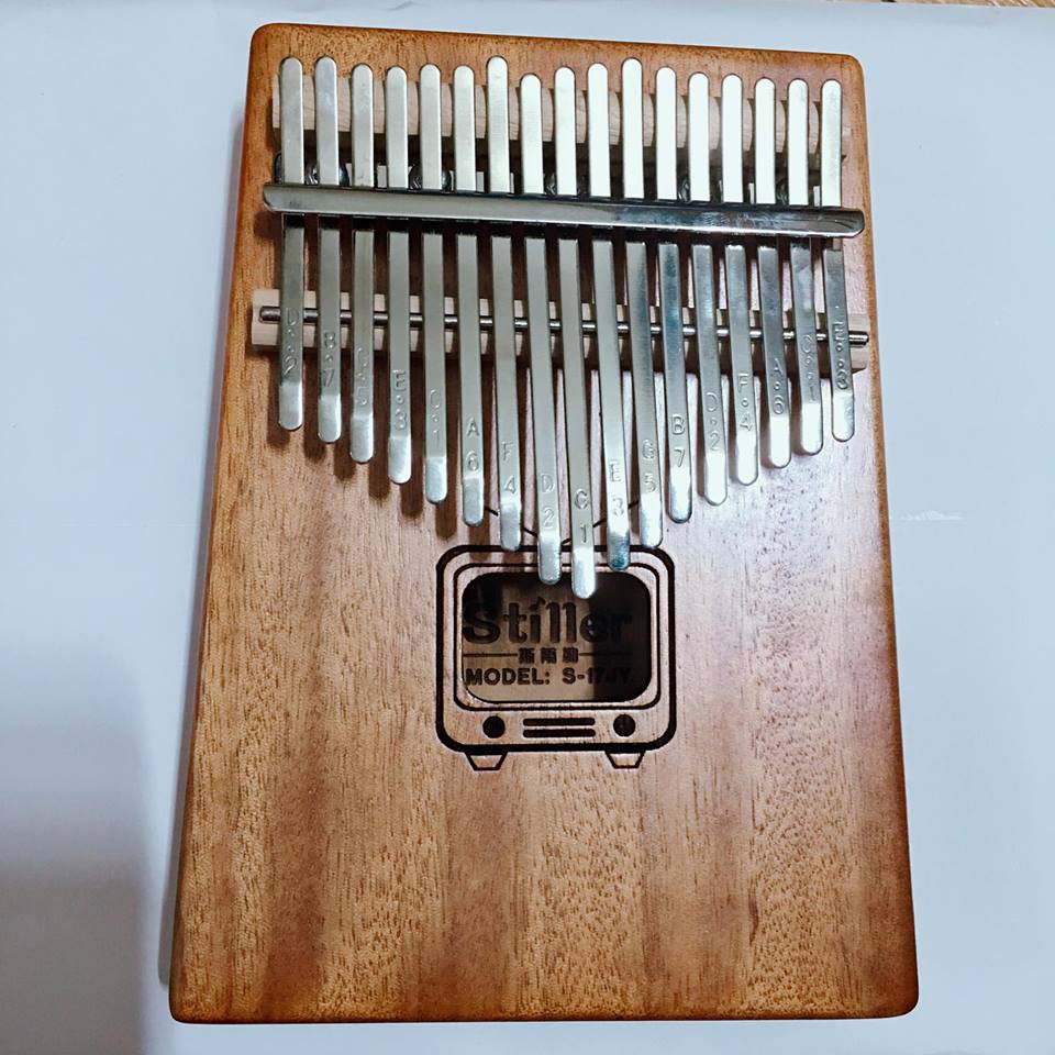 ( SẴN )Đàn Kalimba 17 phím Gỗ Stiller TV Television Tặng Kèm Harmonica đủ màu sắc giá rẻ