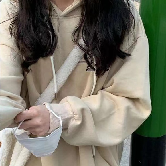 ZHELIHANGFEI Áo Hoodie Tay Dài Kiểu Dáng Trẻ Trung Dễ Phối Đồ