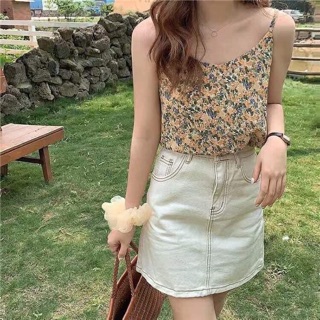 Áo 2 dây hoa thanh lý