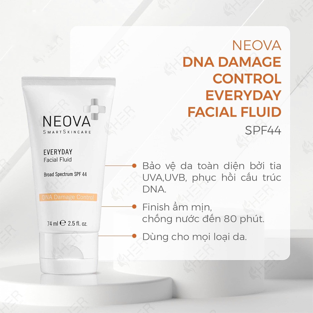 Kem chống nắng Neova Everyday Facial Fluid SPF 44 dung tích74ml