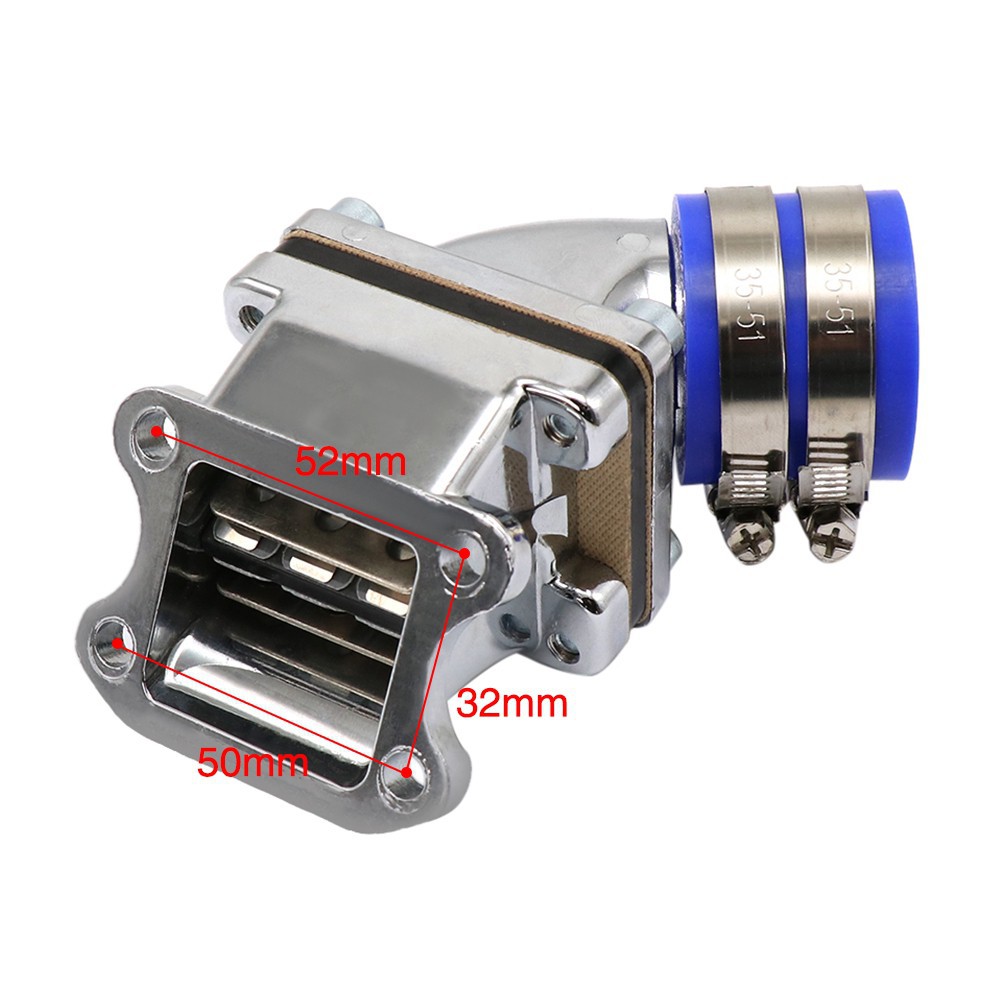 Bộ Chế Hòa Khí Và Đầu Nối 35mm Dùng Cho Dio 17 / 18 / 27 / 28 50cc 90cc 2t