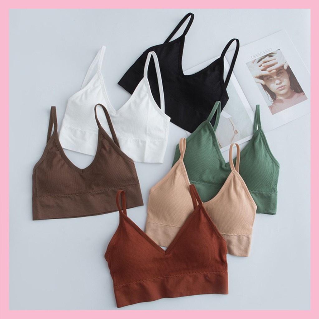 Áo Bra Len Tăm CARLA Khoét Lưng Dáng U Xuất Nhật BR27 | BigBuy360 - bigbuy360.vn