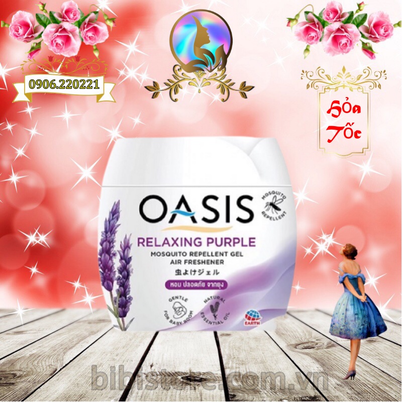 Sáp thơm đuổi muỗi Oasic Hương Hoa Oải Hương