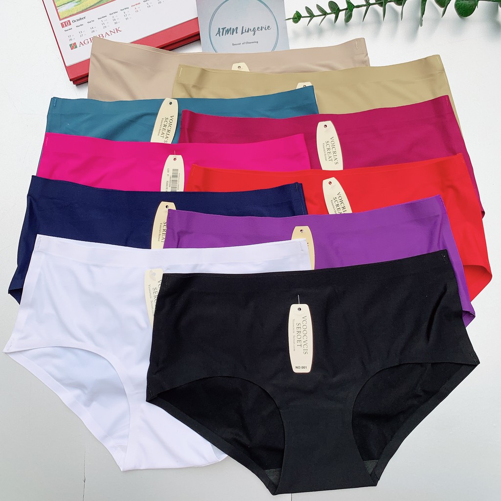 [CÓ SIZE L Quần lót đúc su ko viền trơn siêu mát mùa hè QS/17 | BigBuy360 - bigbuy360.vn