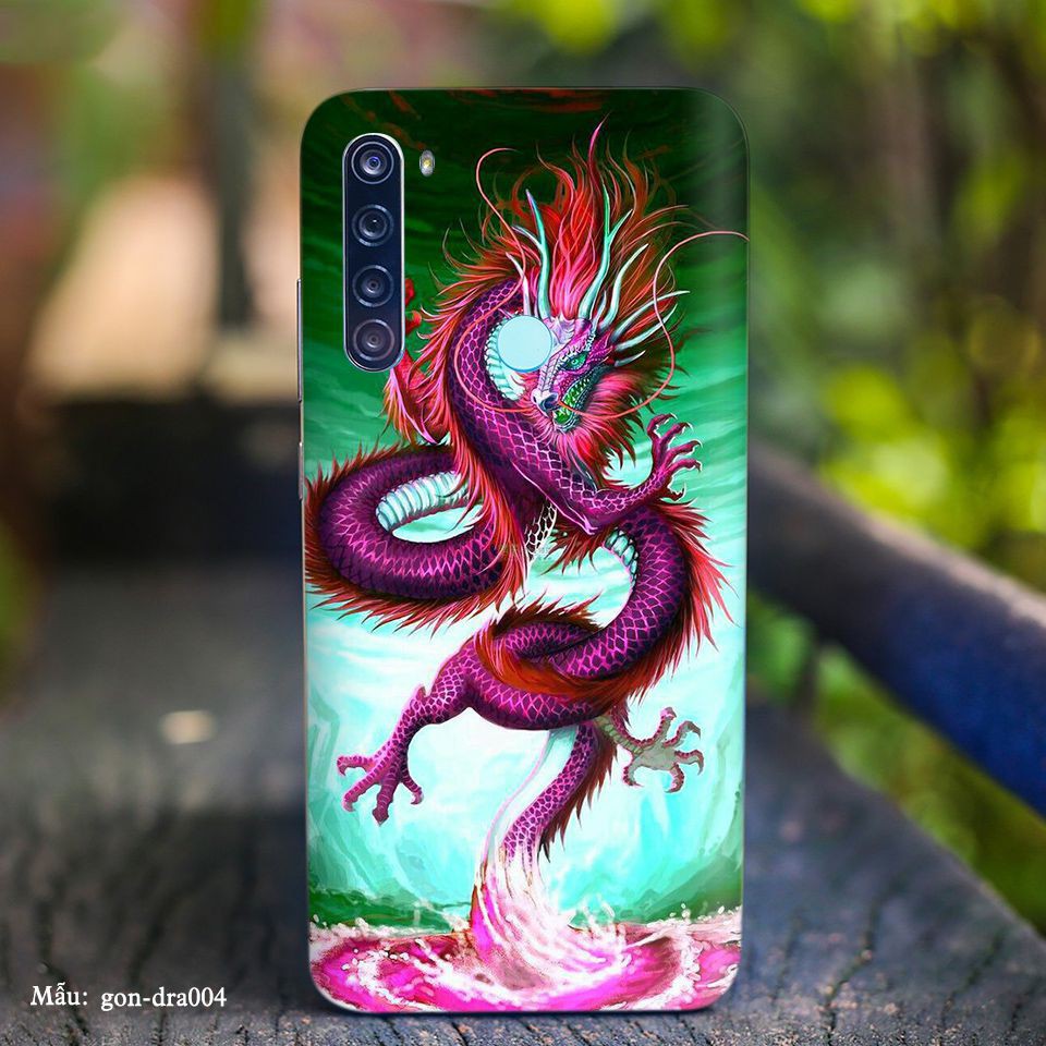 Skin dán cho các dòng điện thoại Xiaomi K20 - K30 - Note3 pro in hình Rồng 3D nhiều màu sắc cực đẹp