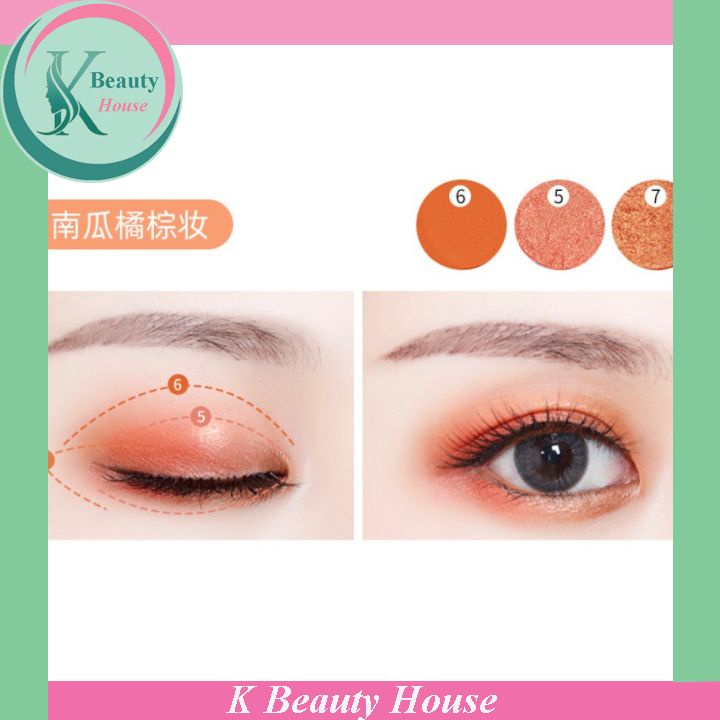 [Mã Giảm] Bảng Phấn Mắt GASSDINER 7 Sắc Màu Trang Điểm Mắt | BigBuy360 - bigbuy360.vn