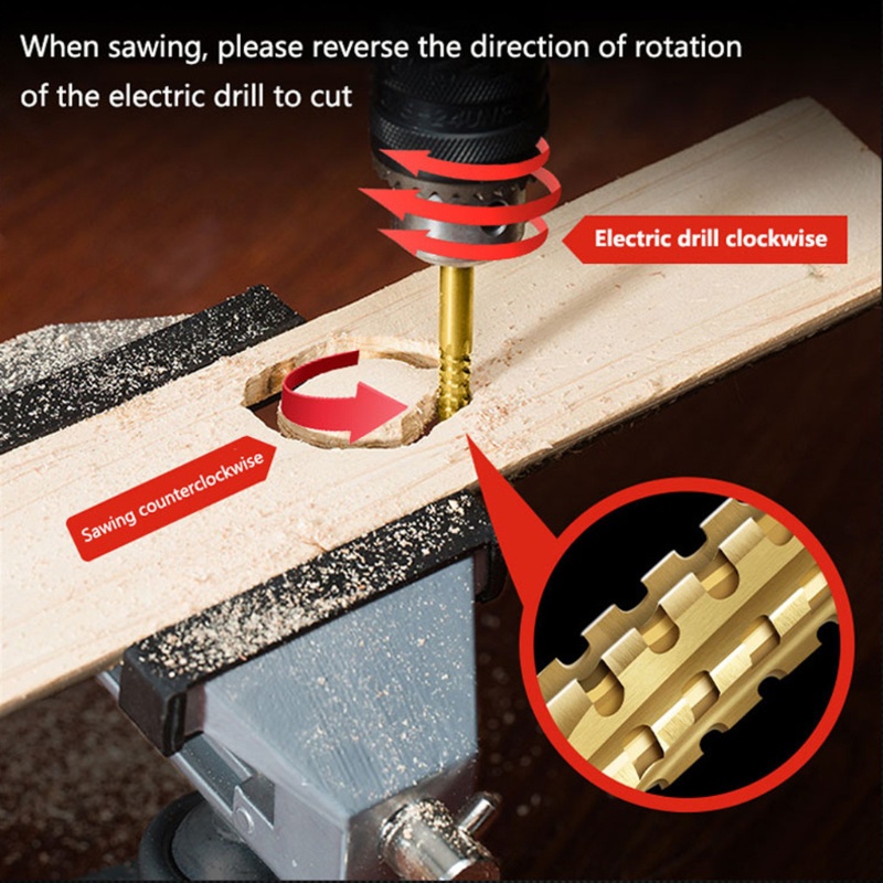 Mũi Khoan Gỗ HSS 3-8mm Đa Năng