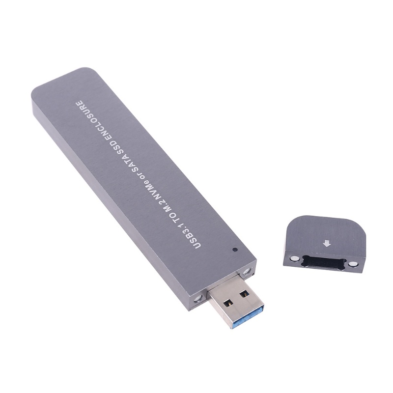 Mojito Type C USB 3.1 to M2 NVME SATA SSD Enclosure Adapter for PCIE NGFF Disk Box M.2