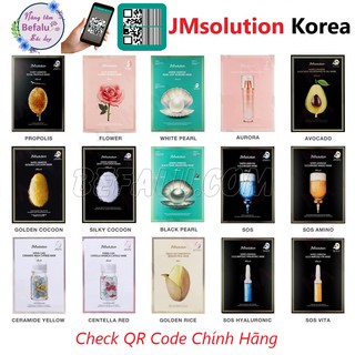 Mặt nạ JMsolution Có Check QR Code . Chính Hãng