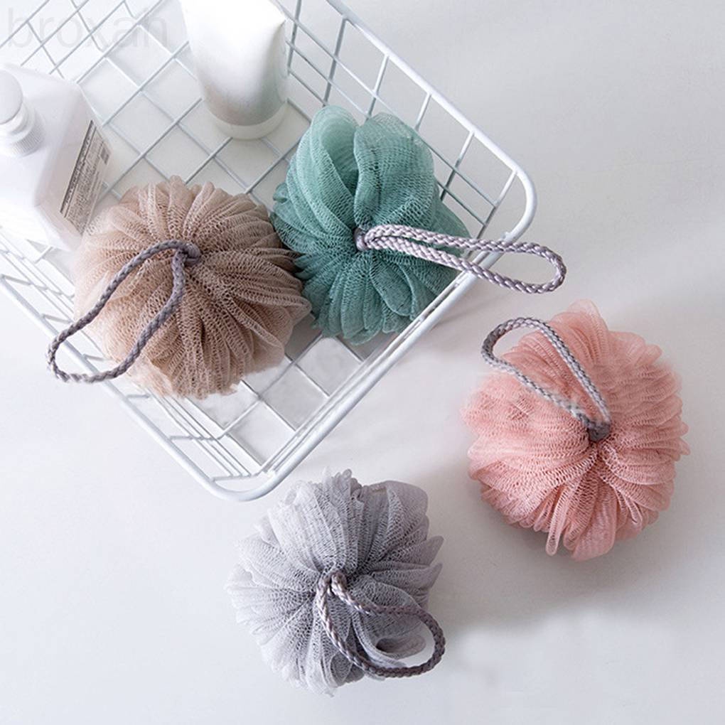 Rich Bubbles Hygienic Environmental Bath Ball Tubs Scrubber Shower Body Cleaning Mesh Sponge broxah