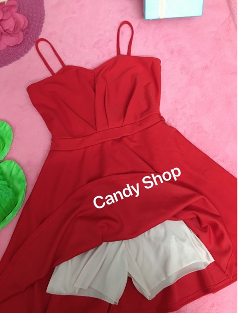 Đầm 2 dây dáng xoè siêu xinh + Ảnh thật | BigBuy360 - bigbuy360.vn