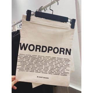 Túi tote canvas 🍄Wordporn 🍄