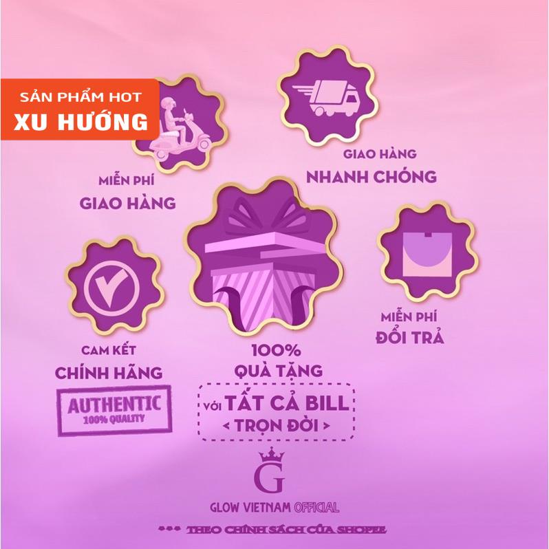 Combo dưỡng trắng da chuyên sâu minisize ngày đêm Glow - GlowVietnam