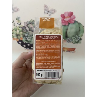 Hạnh Nhân Lát Hữu Cơ Bio Planet 100g