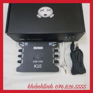 Sound card âm thanh xox k10 bh 6 tháng đổi mới