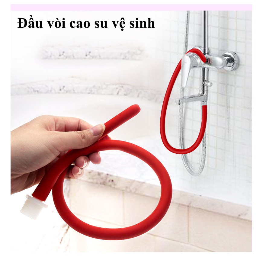 Vòi xịt cao su vệ sinh âm đạo, hậu môn - TD024