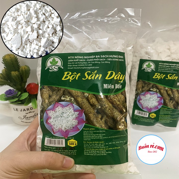 Bột Sắn Dây Miền Bắc Nguyên Chất – gói 500gr – Nông sản sạch - 00029
