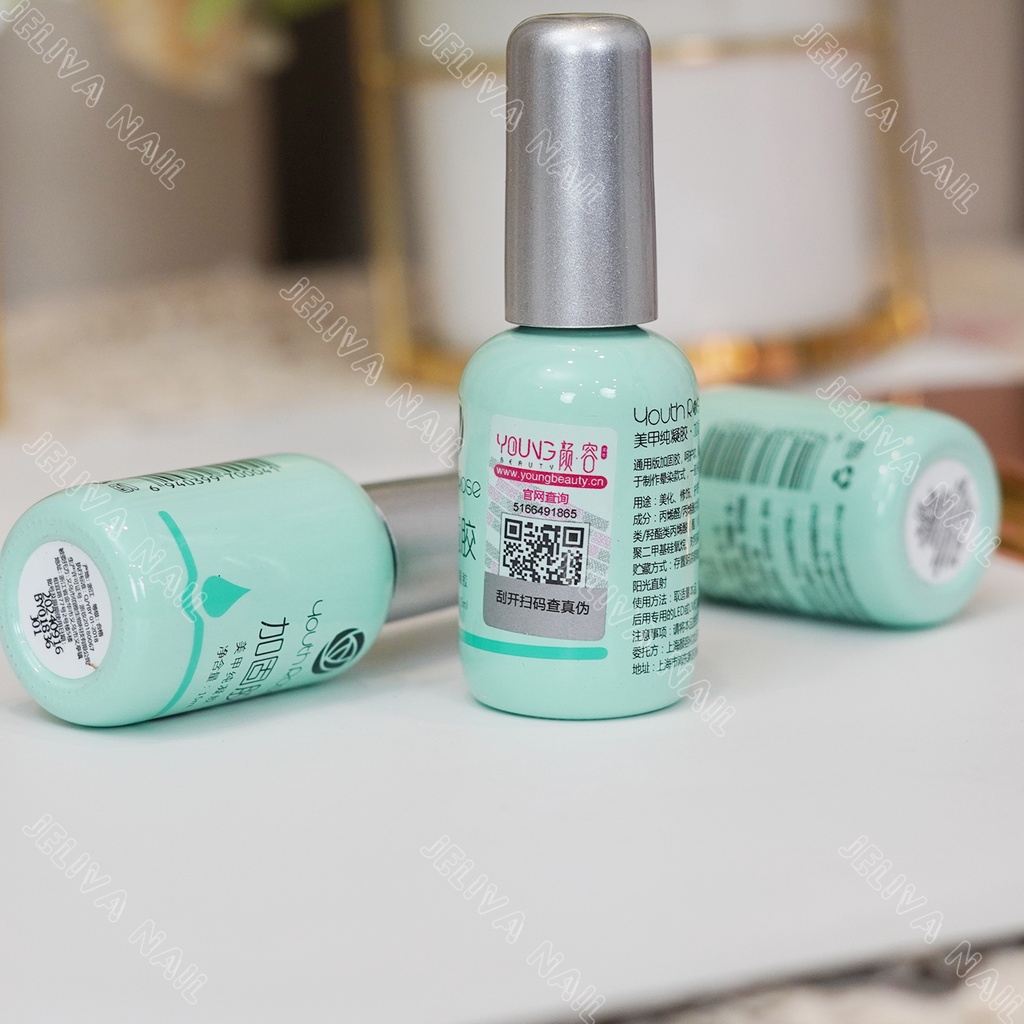 Sơn cứng móng hoa hồng JELIVA 15ml