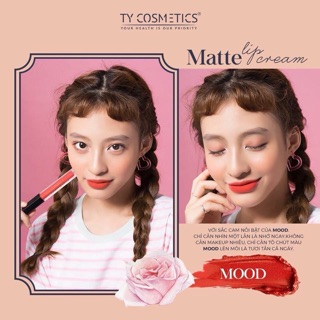 Son kem lỳ matte lip cream Ty comestic