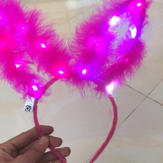 BỜM THỎ PHÁT SÁNG CHO BÉ CHƠI TRUNG THU
