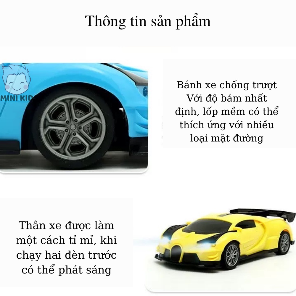 Xe điều khiển từ xa, ô tô điều khiển từ xa siêu xe, oto điều khiển tốc độ cao có pin sạc