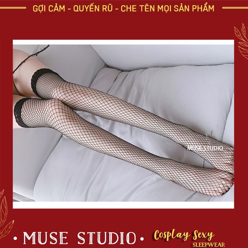 Tất Lưới Gợi Cảm 𝑯𝑨̀𝑵𝑮 𝑸𝑼𝑨̉𝑵𝑮 𝑪𝑯𝑨̂𝑼 Tất Lưới Phối Ren Sexy