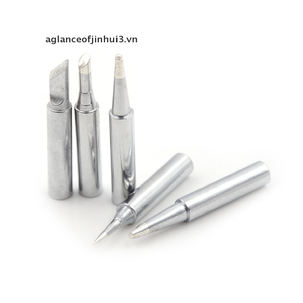 Set 5 Đầu Mũi Hàn Điện Bằng Đồng Thau 936 Chuyên Dụng