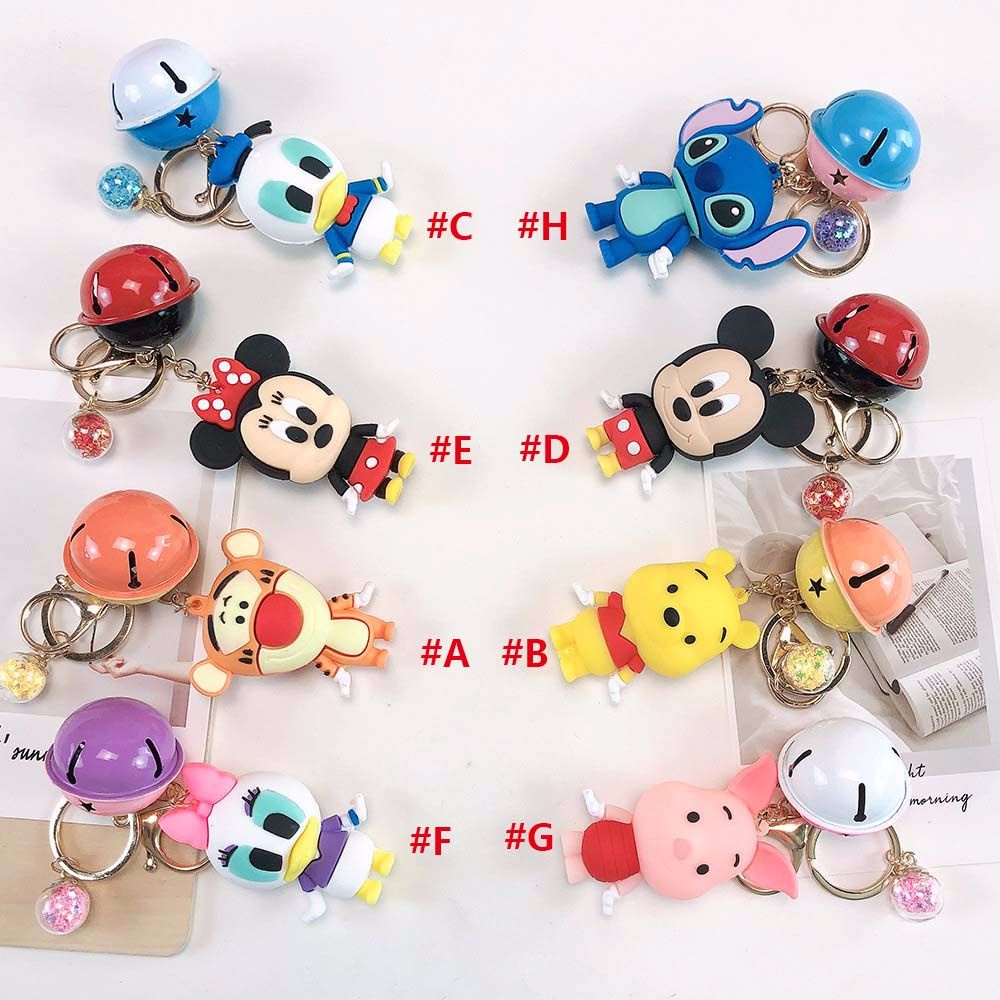 Móc gắn chìa khóa hình chuột Minnie Mickey dễ thương