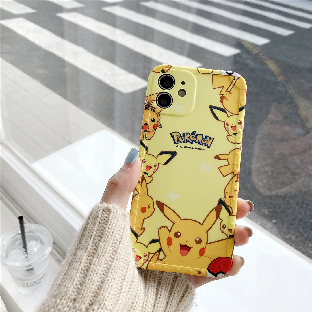 Ốp điện thoại nhựa mềm họa tiết hoạt hình Pokemon cho iPhone12 mini 11 PRO MAX 7/8plus SE2020 X/XS XR XSMAX | BigBuy360 - bigbuy360.vn