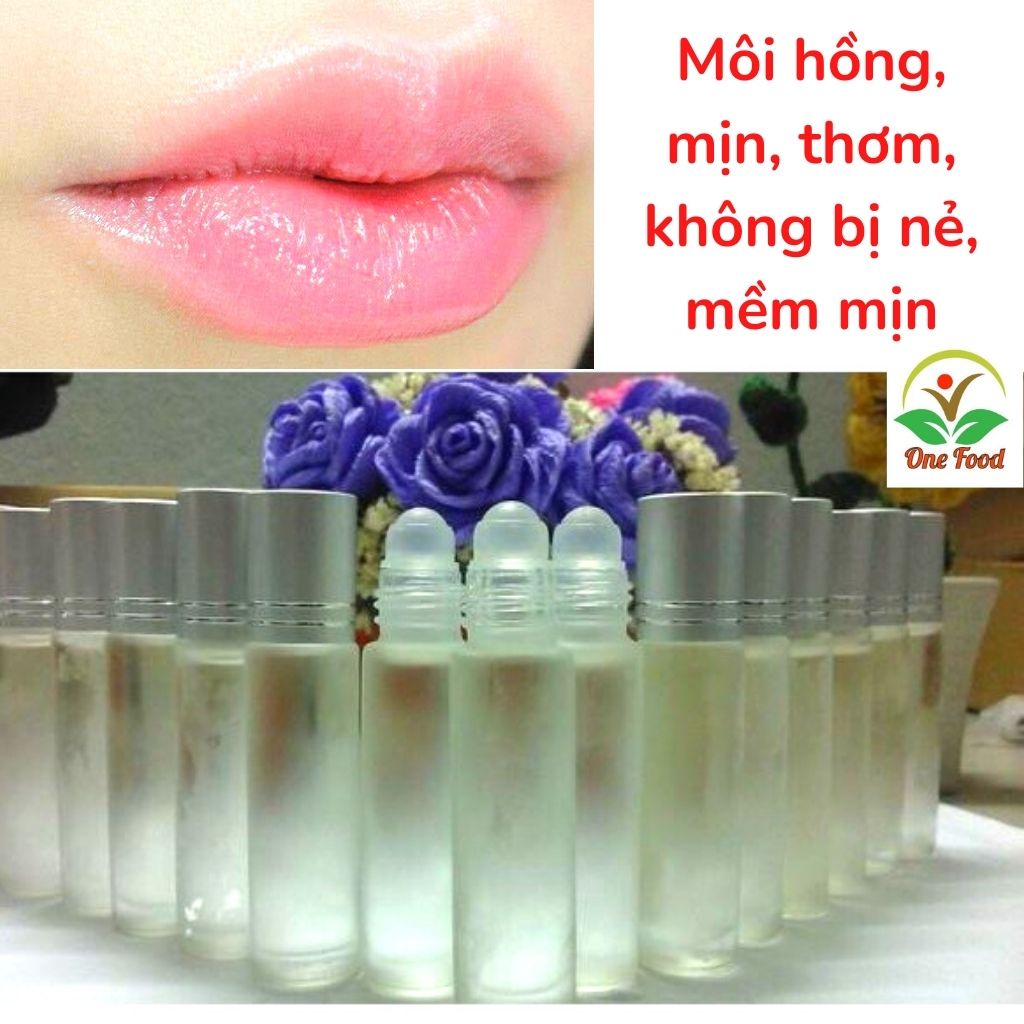 Lăn môi dầu dừa thơm xịn 10 ml