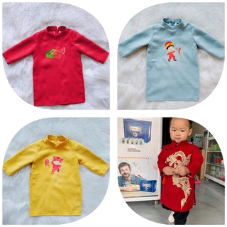 Áo dài cách Tân bé trai ( size 5-35kg)
