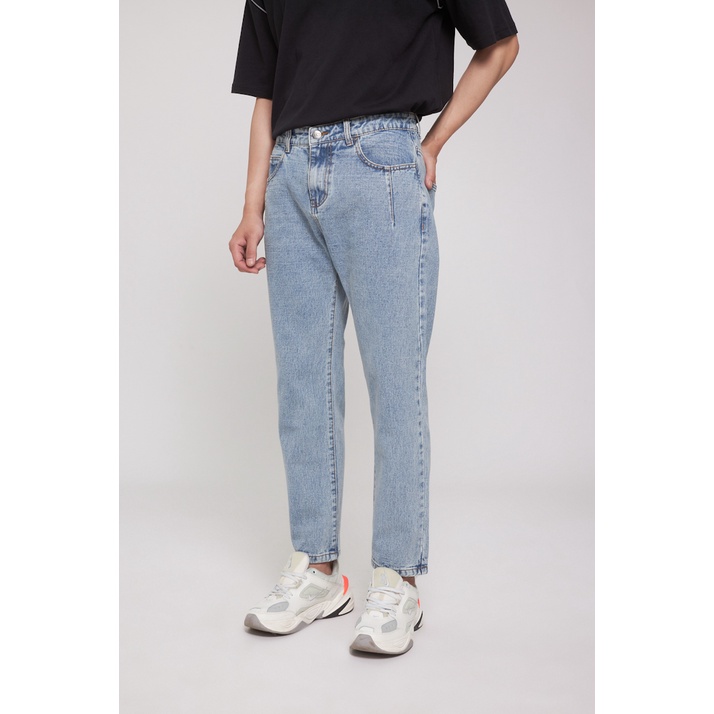 Quần Jeans Nam BOO Dáng Slimfit Basic