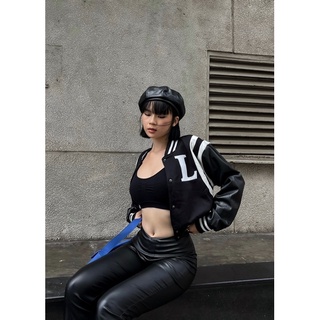 [1]áo khoác croptop oversize lucie