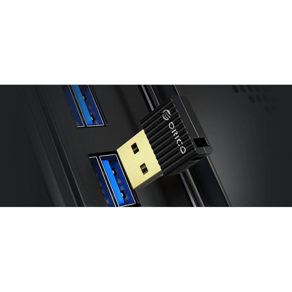 USB Bluetooth 5.0 tốc độ 5Mbps Orico BTA-508 Hỗ trợ máy tính kết nối Bluetooth với Thiết bị khác