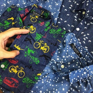 Sơ mi denim vnxk