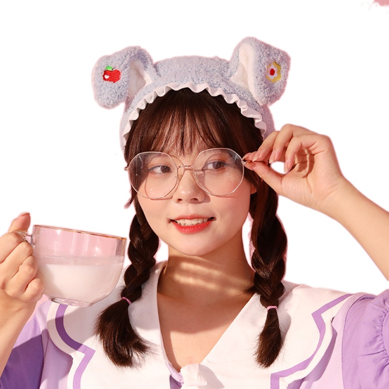 Băng Đô Tai Thỏ Co Dãn Xinh Xắn Cho Nữ