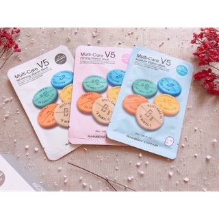 💊Mặt nạ giấy dưỡng da Rainbow L’affiar Multi care V5 💊