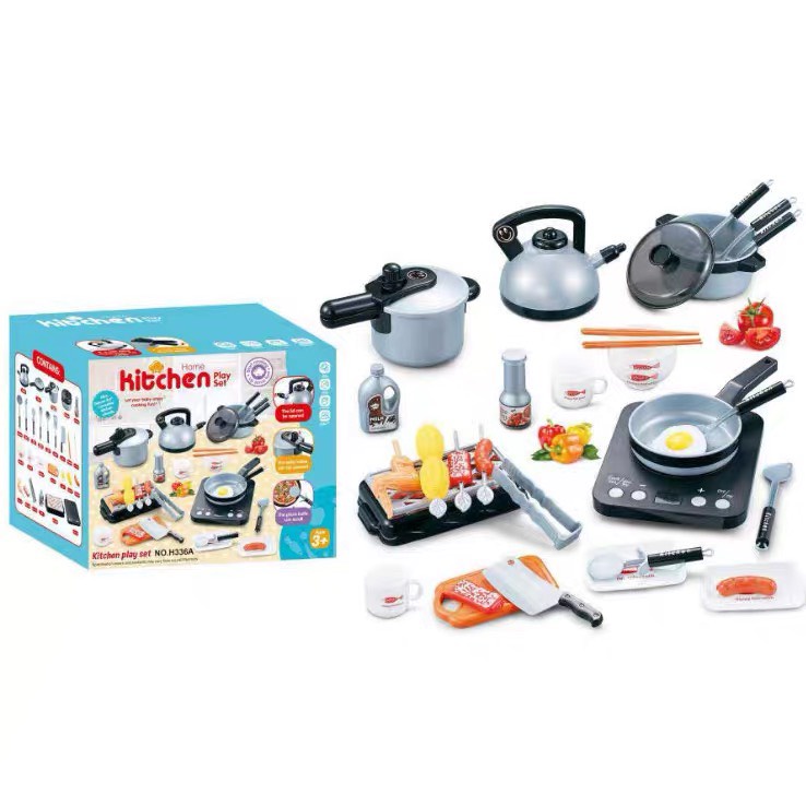 Bộ Đồ Chơi Nấu Ăn Dành Cho Bé Từ 2 Đến 8 Tuồi