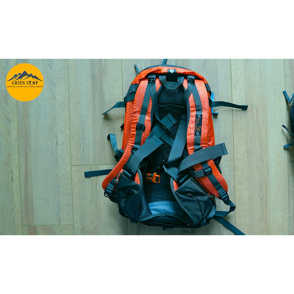 Balo Du Lịch Leo Núi Trekking New OutLander Advendture40L Extra Có Khung Nhôm Trợ Lực-BP40