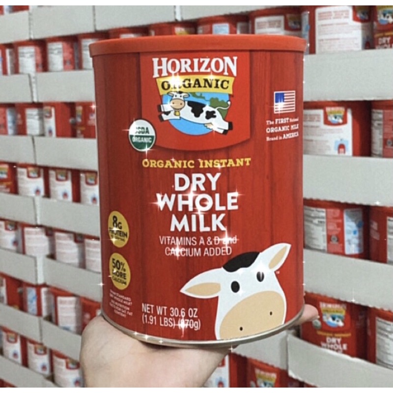 Sữa Tươi Dạng Bột Horizon Organic 870g Mỹ date 2023