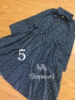 Váy babydoll hoa tiểu thư