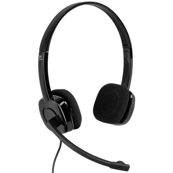 Tai nghe chụp tai có micro Logitech H151 (Đen) Hàng Chính Hãng