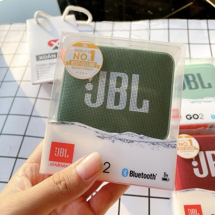 LOA BLUETOOTH JBL GO 2 CHÍNH HÃNG FULLBOX NEW 100%, chống nước IP X7 chất âm tốt 💥 Sale cực mạnh tại Fan Táo