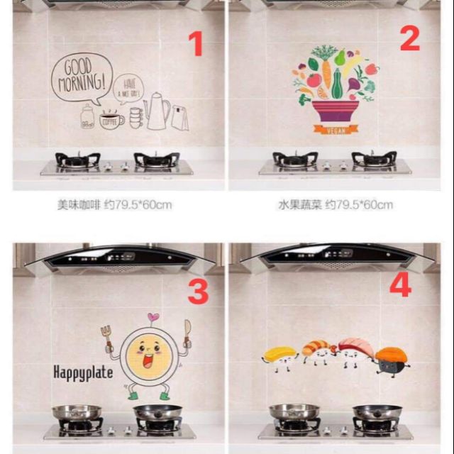 Combo 3 miếng dán bếp