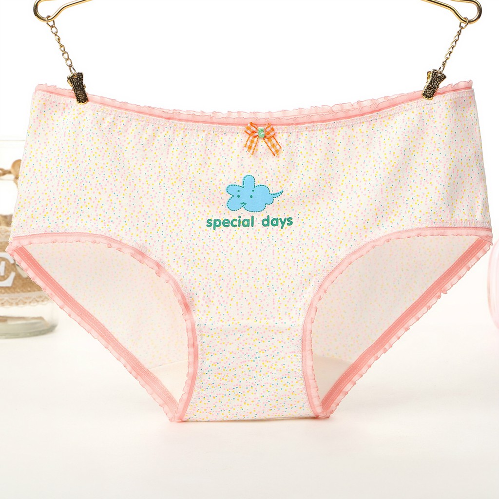 Quần Lót Cotton Nữ In Họa Tiết Trái cây, Kẻ Phối,... Nhiều Hình Dễ Thương | BigBuy360 - bigbuy360.vn