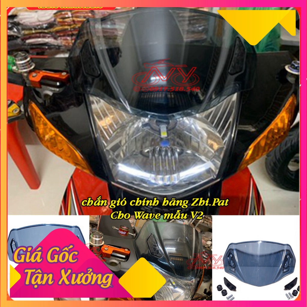 Kính chắn gió Zhipat cho Wave A , Wave RS , Wave S , Wave 50cc