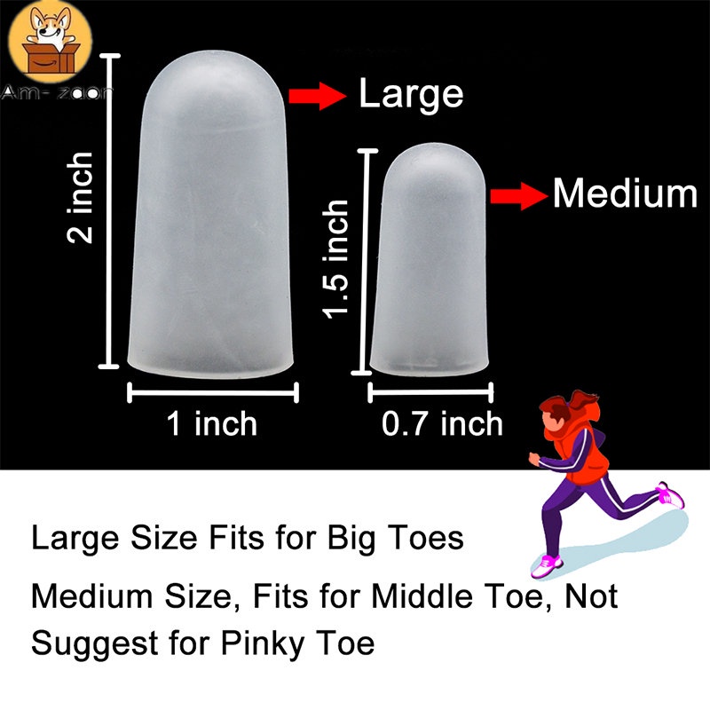 Bộ 2 Dụng Cụ Bảo Vệ Ngón Chân Bằng Silicone Chống Nước Khi Ngâm Bắp