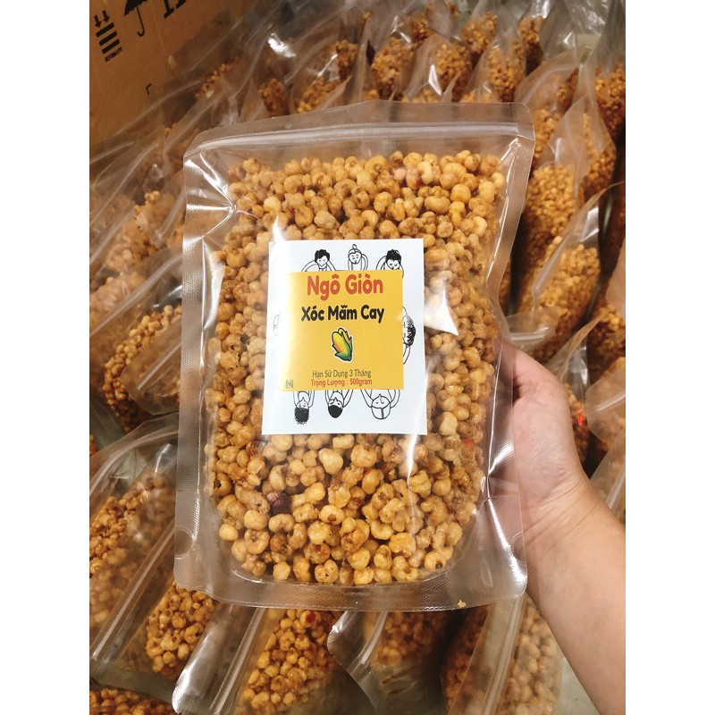 35k/500g Ngô cay giòn xóc mắm - Loại 1 .