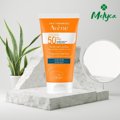 Kem chống nắng Avene Fluid SPF 50+ dành cho da thường, da hỗn hợp, da nhạy cảm - Shop Melyca